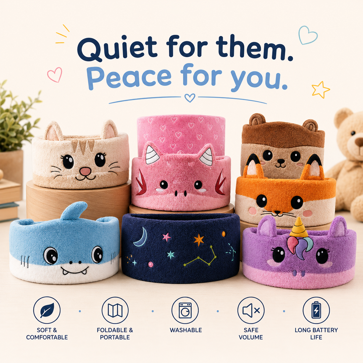 Bandeau Bluetooth Bandumu™ pour Enfants